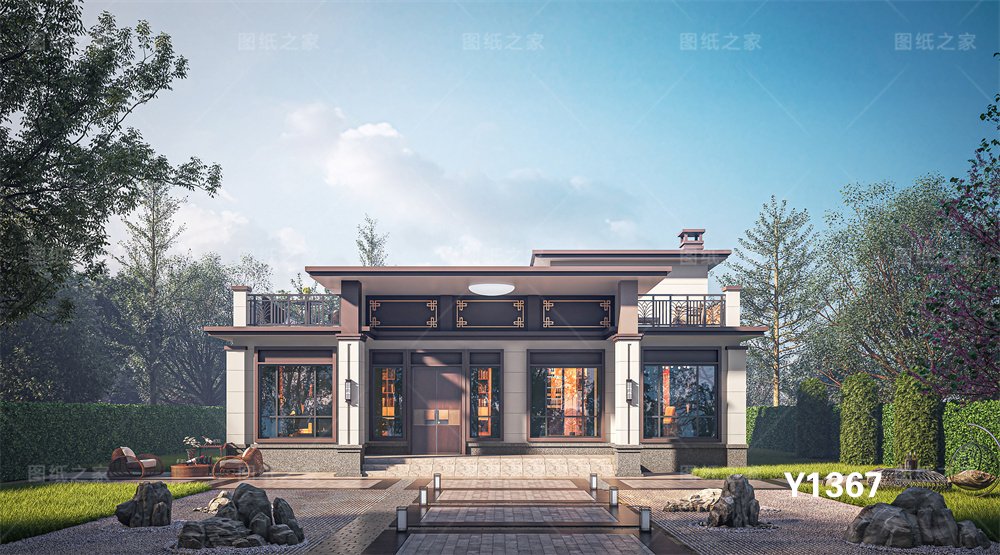 炸裂！20款新農村一層別墅設計圖，最低12萬起！