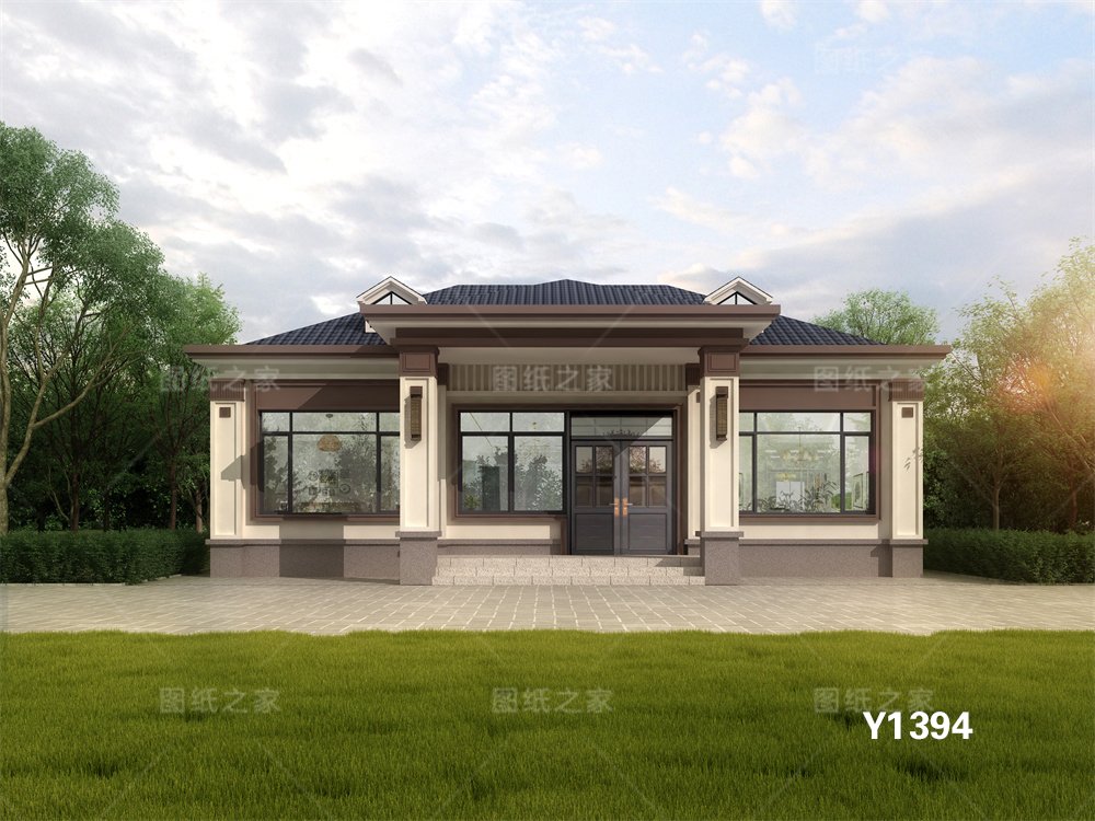 炸裂！20款新農村一層別墅設計圖，最低12萬起！