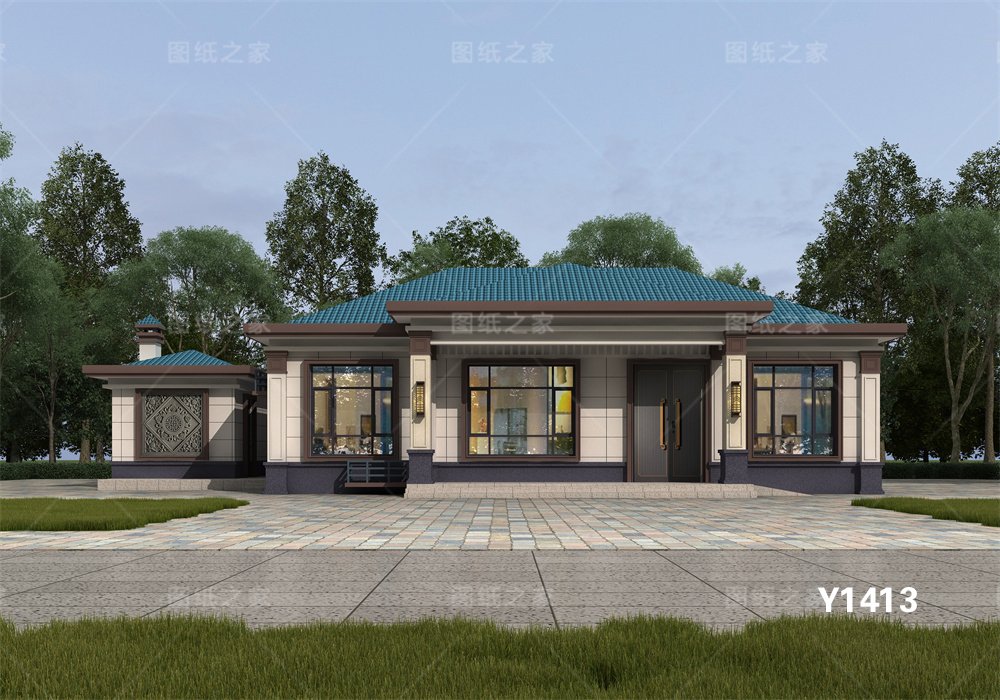 炸裂！20款新農村一層別墅設計圖，最低12萬起！