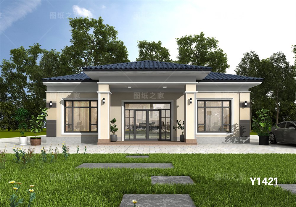 炸裂！20款新農村一層別墅設計圖，最低12萬起！