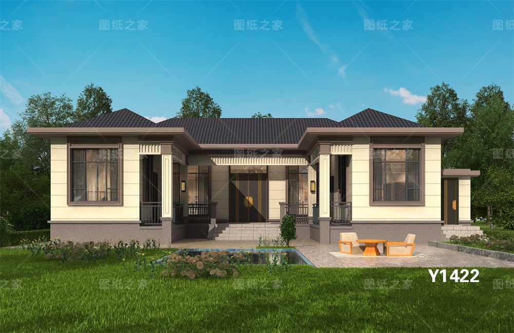 炸裂！20款新農村一層別墅設計圖，最低12萬起！