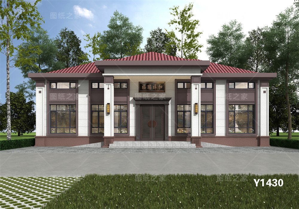 炸裂！20款新農村一層別墅設計圖，最低12萬起！