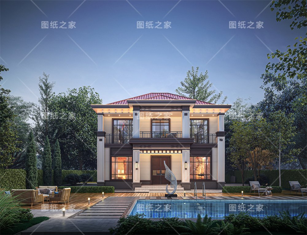 一眼淪陷！20款新中式別墅設計，滿滿的文化自信