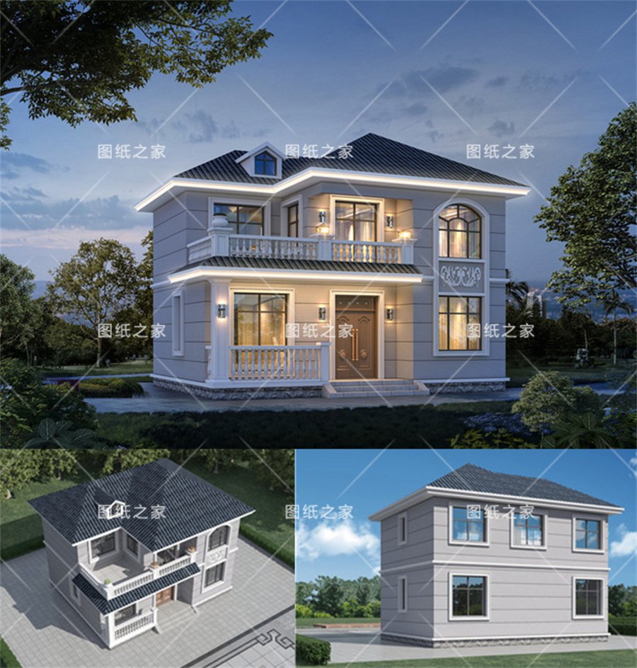 天吶！8款鄉(xiāng)村別墅圖，爆款戶型，實(shí)用又氣派