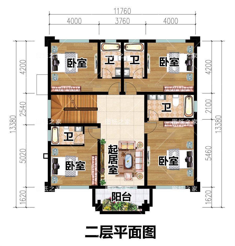 天吶！8款鄉(xiāng)村別墅圖，爆款戶型，實(shí)用又氣派