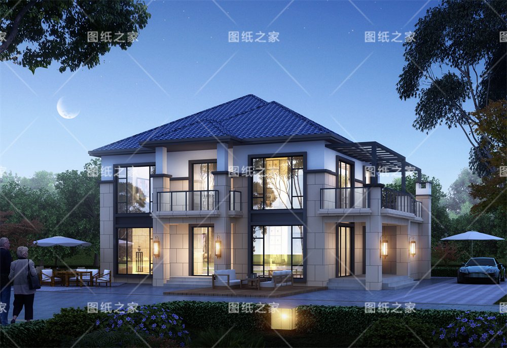 實用簡單又漂亮的別墅設計圖，顏值與實用并存！