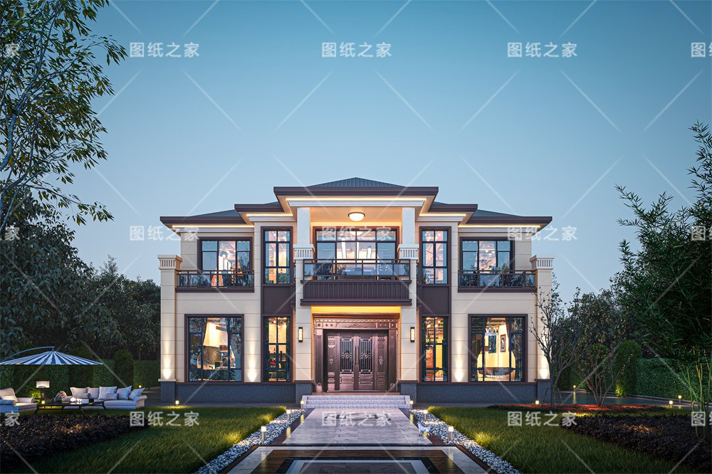 實用簡單又漂亮的別墅設計圖，顏值與實用并存！