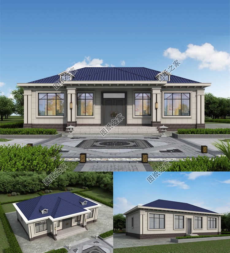 農村一層養老別墅設計圖1