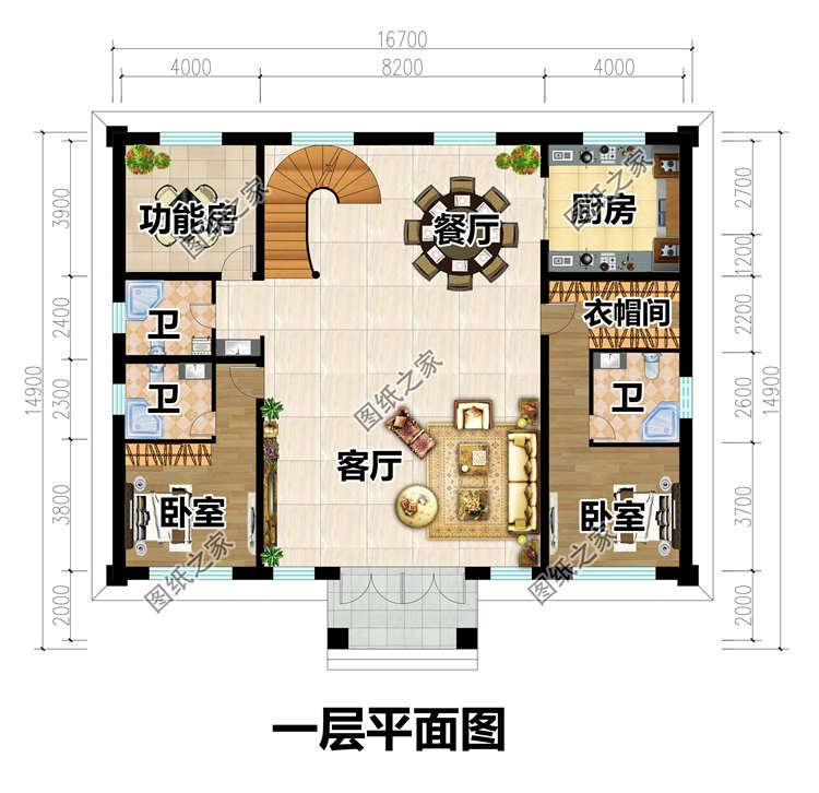 二層復式農村自建房2