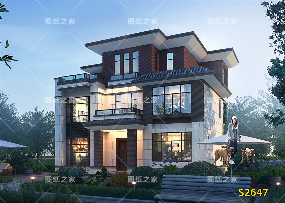 太好看了吧！7款神級農(nóng)村別墅天花板，這是把圖紙直接搬下來了！