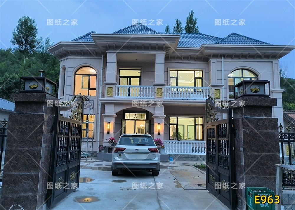 太好看了吧！7款神級農(nóng)村別墅天花板，這是把圖紙直接搬下來了！