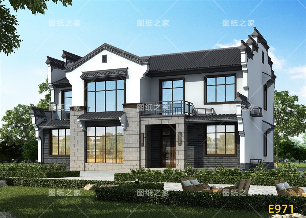 太好看了吧！7款神級農(nóng)村別墅天花板，這是把圖紙直接搬下來了！