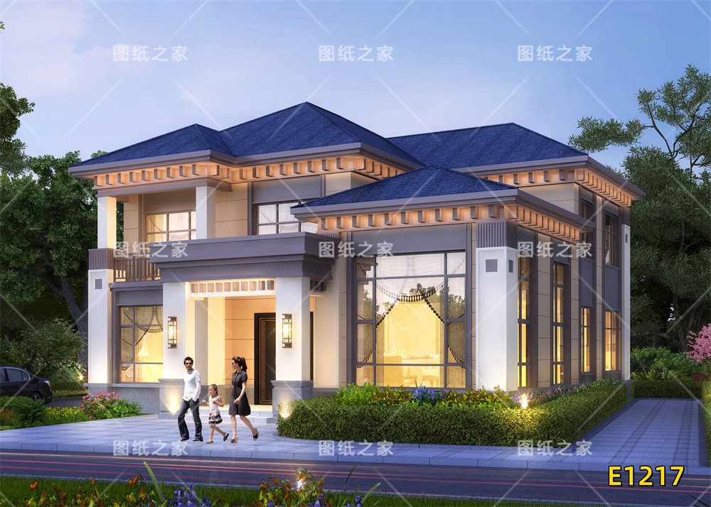 太好看了吧！7款神級農(nóng)村別墅天花板，這是把圖紙直接搬下來了！