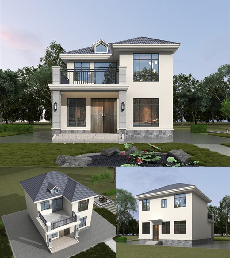 實用小占地二層別墅設計圖1