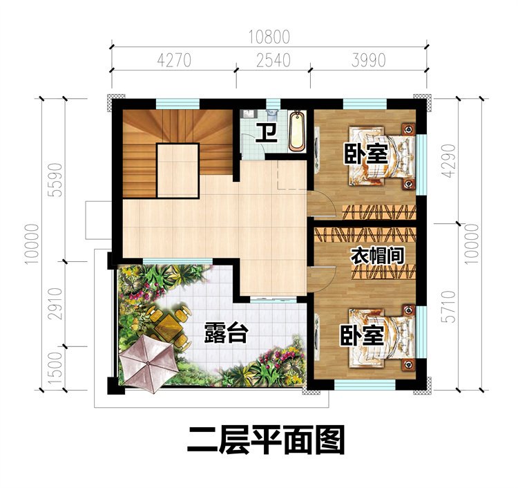 簡潔大氣二層別墅設計3
