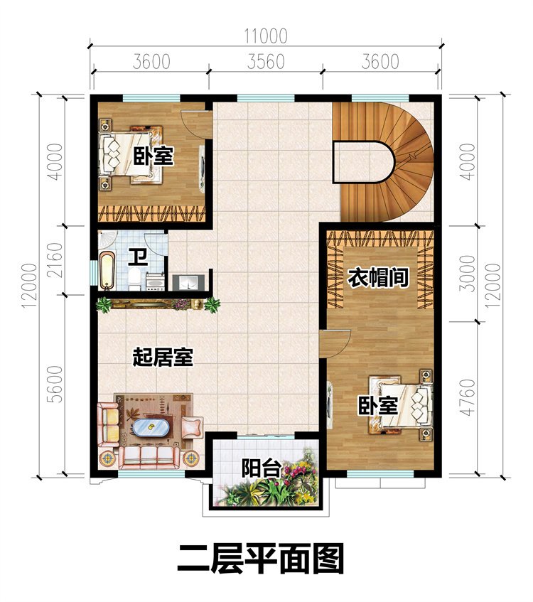 簡約時尚現代風農村自建房3