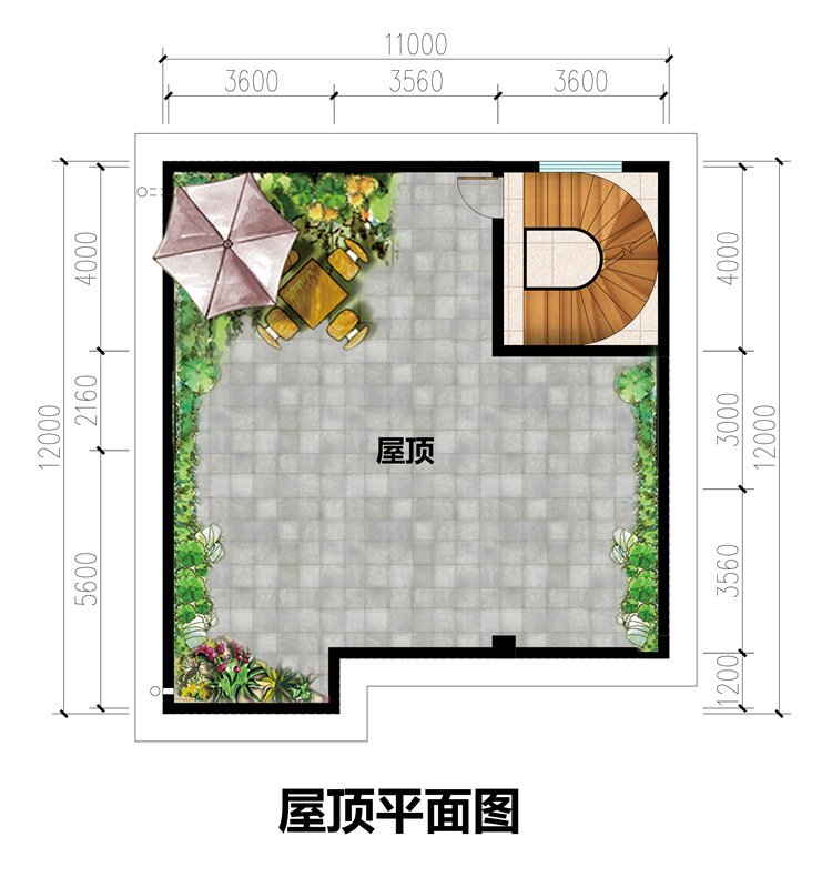 簡約時尚現代風農村自建房5