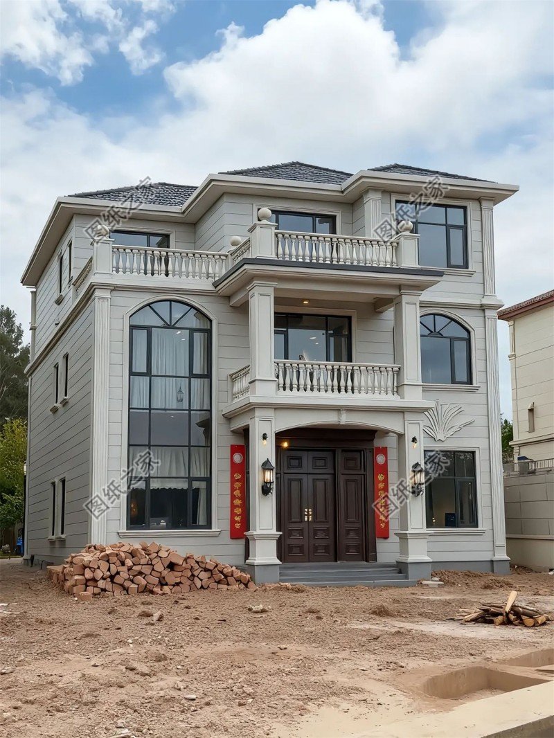 2026爆款！100款農村別墅設計圖大全，一二三層全包括