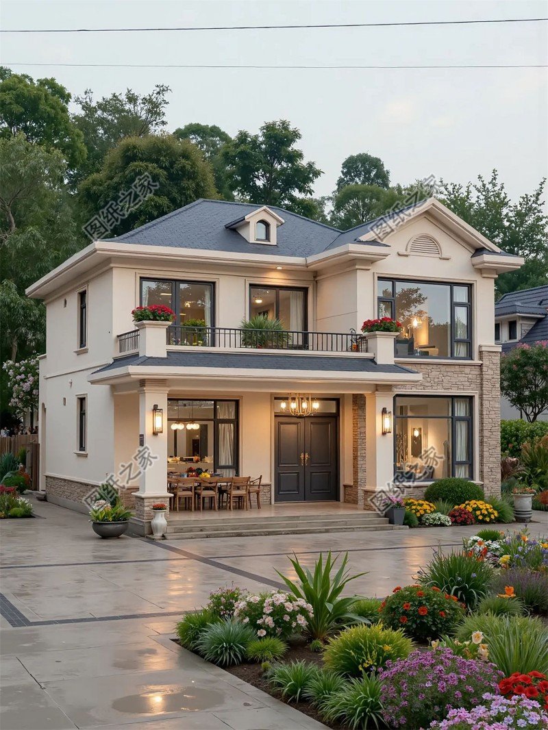 2026爆款！100款農村別墅設計圖大全，一二三層全包括