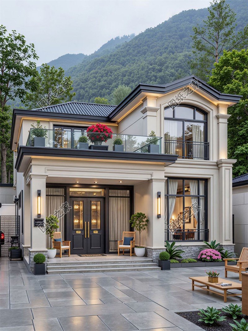 2026爆款！100款農村別墅設計圖大全，一二三層全包括