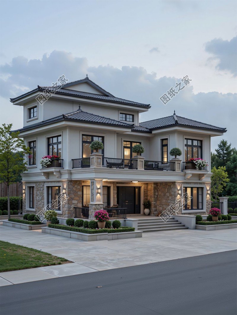 2026爆款！100款農村別墅設計圖大全，一二三層全包括